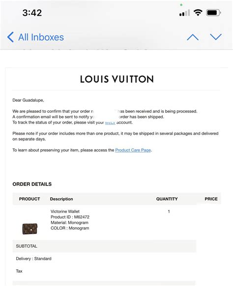 track lv order
